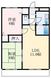 アニヴァーサリー96の物件間取画像